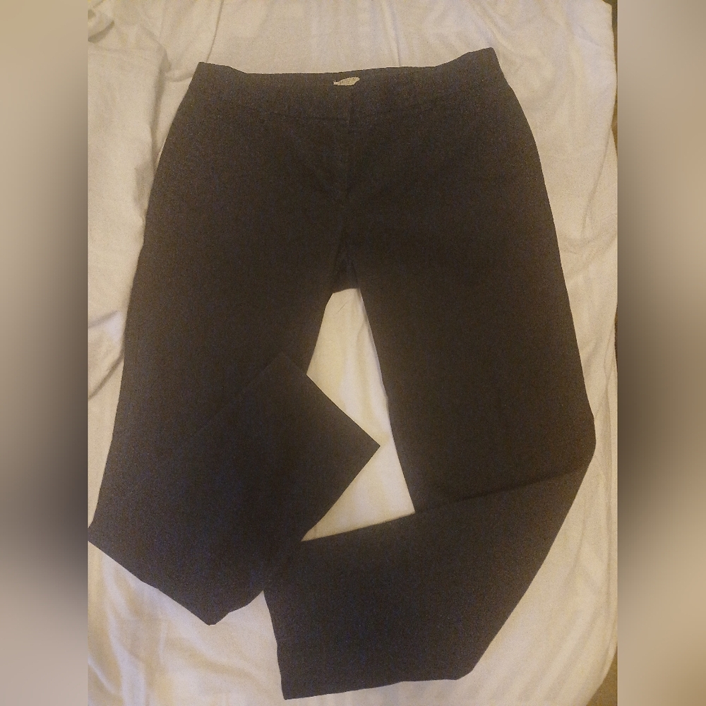 J. Crew Womens Stretch Black Pants Size 2